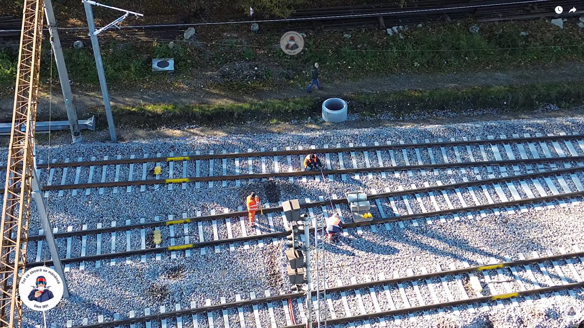 Trei linii de cale ferată din gara Brașov, redeschise după reabilitare