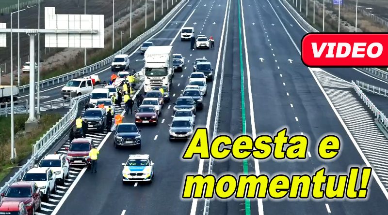 Autostrada din jurul Buzăului deschisă parțial, traficul de tranzit deviat