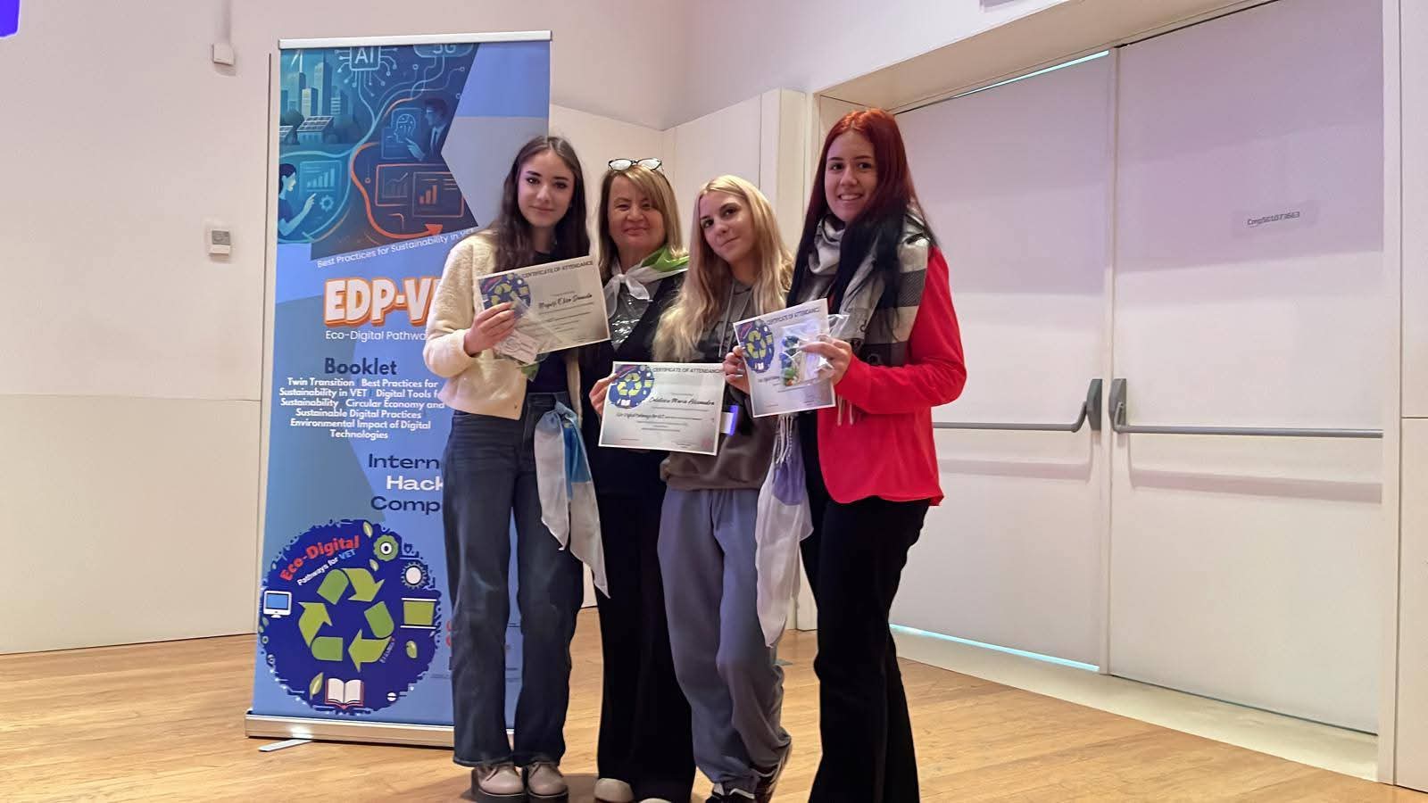 Trei eleve din Gorj participă la competiția internațională EDP-VET în Portugalia