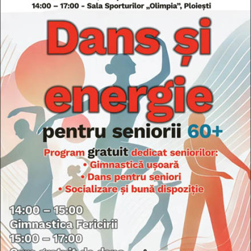 Cursuri gratuite de dans și gimnastică ușoară pentru ploieștenii trecuți de prima tinerețe!