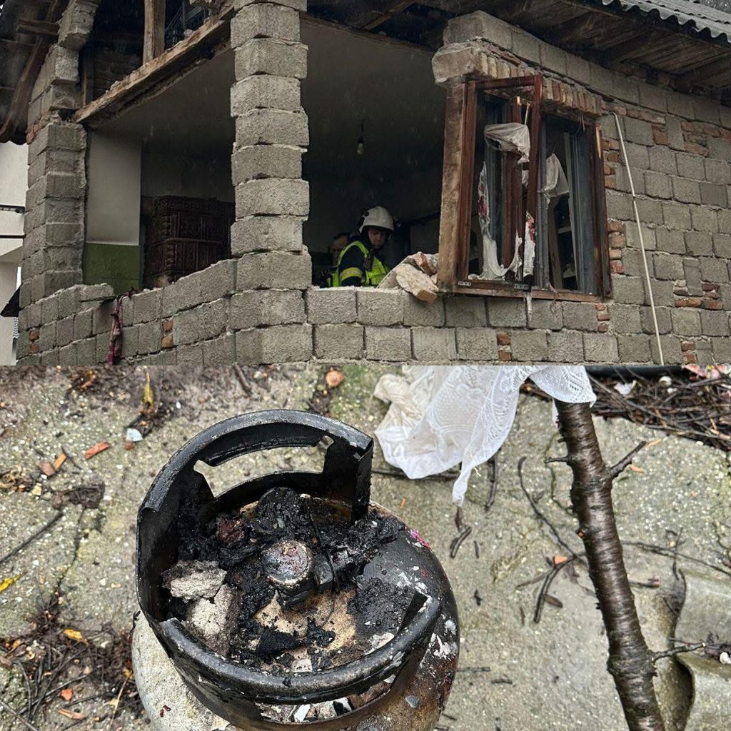 Explozie și incendiu la un imobil din Râmnicu Vâlcea, o persoană rănită