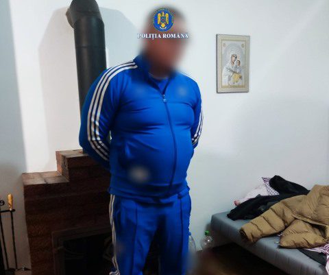Un bărbat urmărit internațional, prins în Bozioru pentru tâlhărie calificată