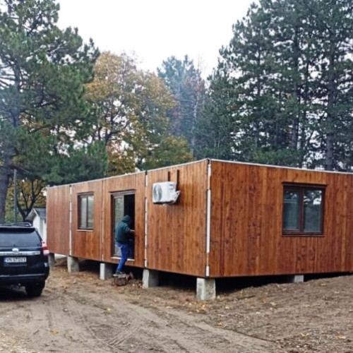 Lucrările la centrul educațional din Parcul Natural Putna Vrancea avansează rapid