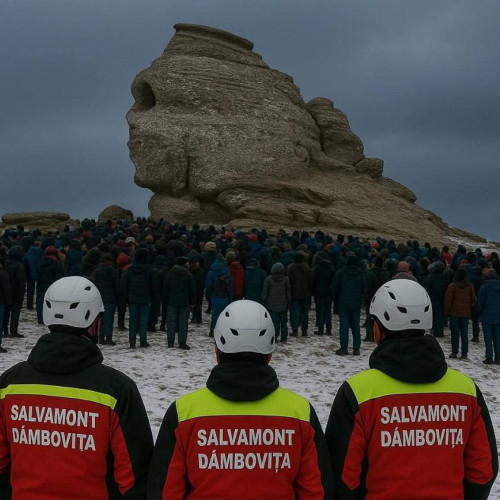 Salvamont Dâmbovița avertizează asupra condițiilor dificile din Bucegi la Sfinx