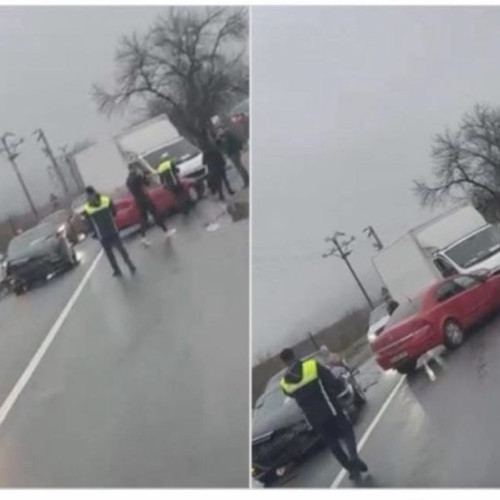 Accident în lanț pe DN 67 în zona Budești, Vâlcea