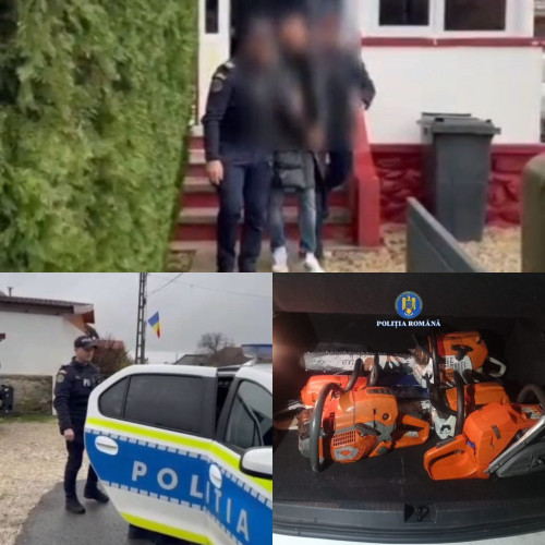 Trei tineri reținuți după spargerea unui depozit în comuna Runcu, Gorj