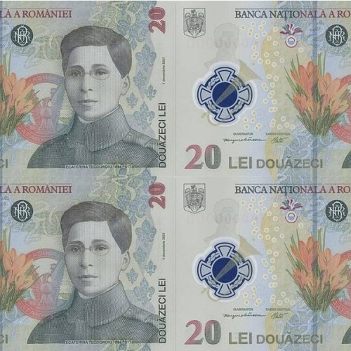 BNR lansează coli speciale cu bancnote de 20 lei din decembrie 2025