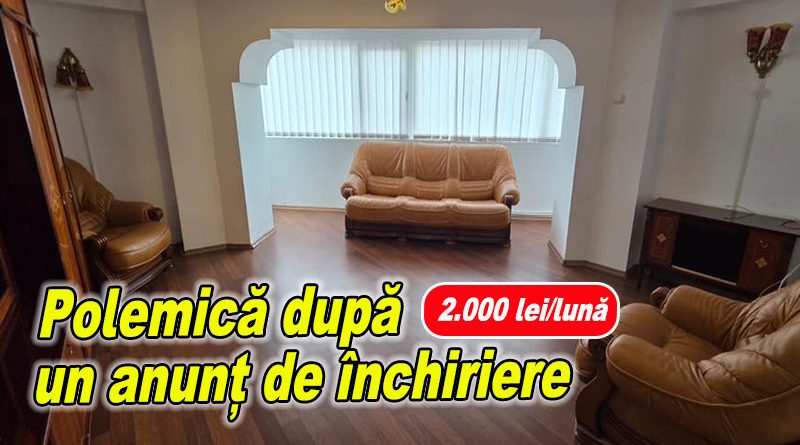 Discuții aprinse în Buzău după anunțul unui apartament de închiriat la preț ridicat