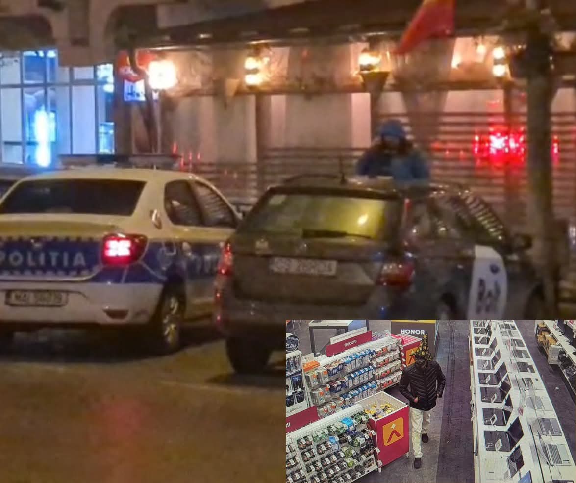 Mașină furată de la o benzinărie din Lugoj, prinsă după o urmărire în Caransebeș