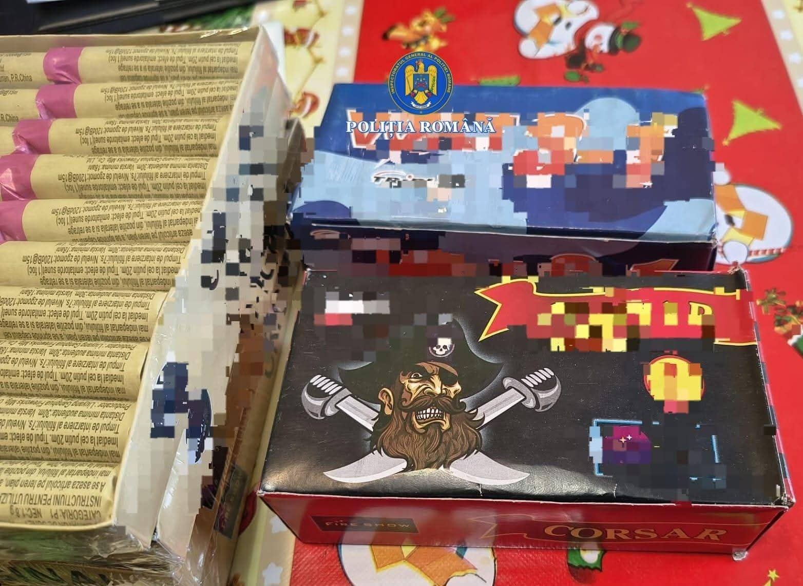 Trei persoane din Deva, cercetate pentru deținerea ilegală a articolelor pirotehnice