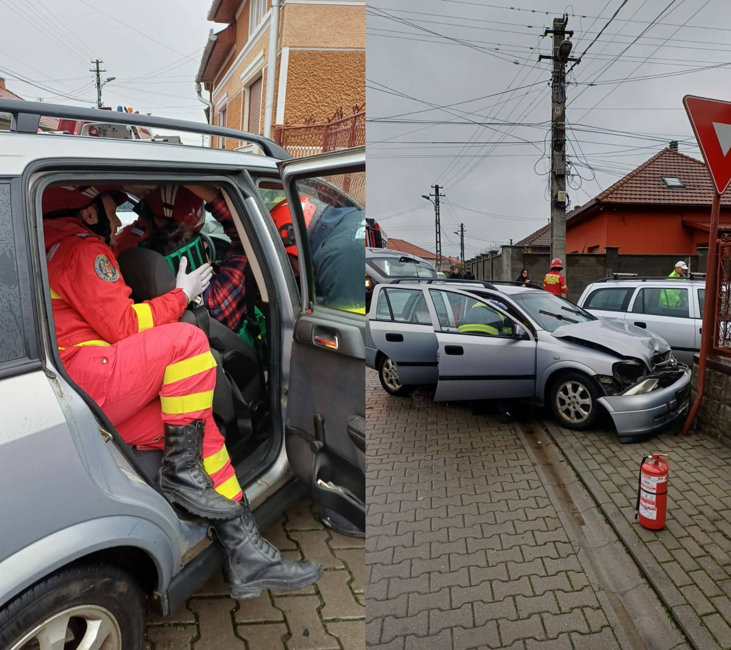 Două persoane rănite într-un accident rutier la Orăștie