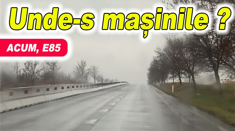 Traficul pe DN E85 între Rm. Sărat și Buzău a scăzut semnificativ după deschiderea autostrăzii A7