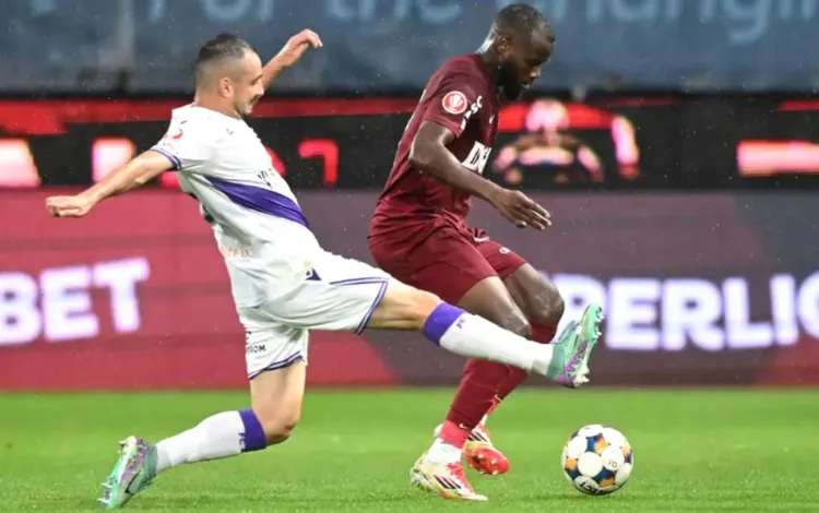 CFR Cluj înfrântă categoric de FC Argeș în SuperLigă, scor 3-0