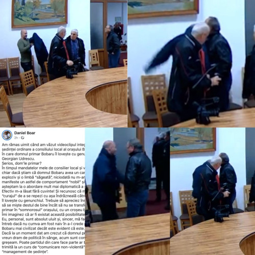 Conflict tensionat la Bumbești Jiu după o ședință de consiliu local