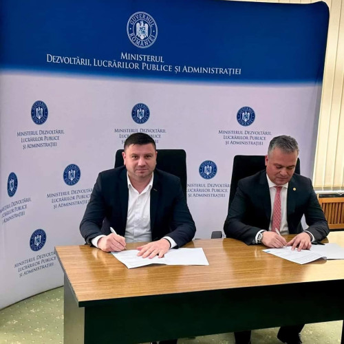 Primarul din Braniștea a semnat un contract pentru îmbunătățirea infrastructurii locale