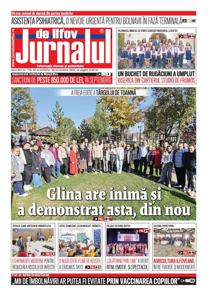 A apărut numărul 776 al Jurnalului de Ilfov în format print