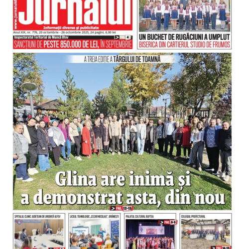 A apărut numărul 776 al Jurnalului de Ilfov în format print