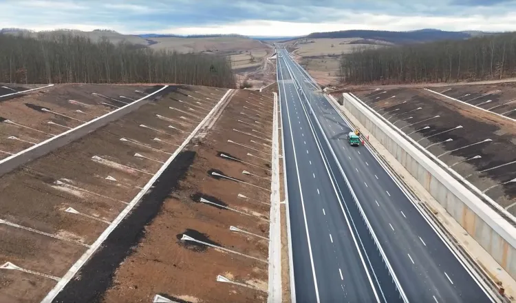 Sectiunea de autostradă Zimbor–Poarta Sălajului, aproape finalizată în 2025