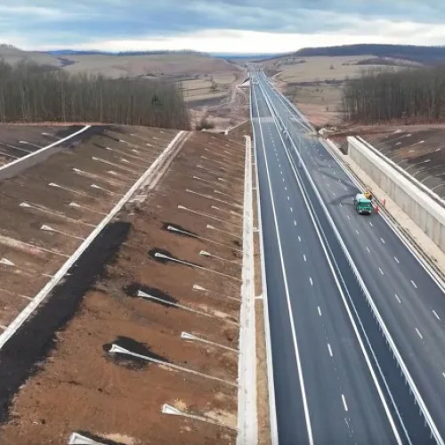 Sectiunea de autostradă Zimbor–Poarta Sălajului, aproape finalizată în 2025