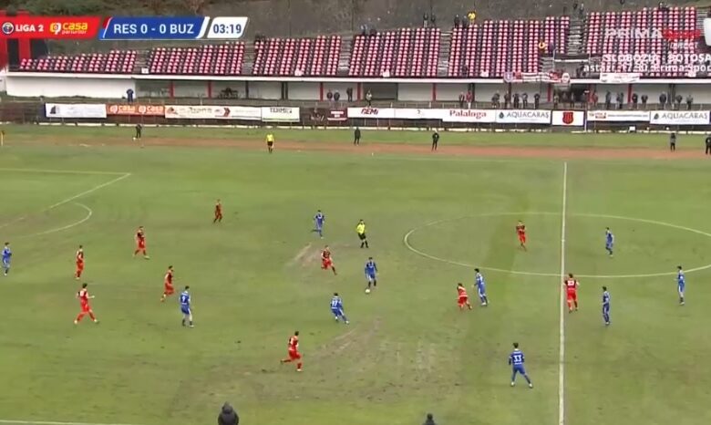 Metalul a înfruntat cu greu terenul dificil din Reșița în meciul recent