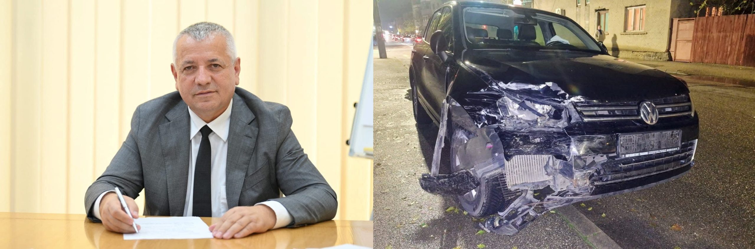 Primarul din Drobeta-Turnu Severin, implicat într-un accident rutier fără victime