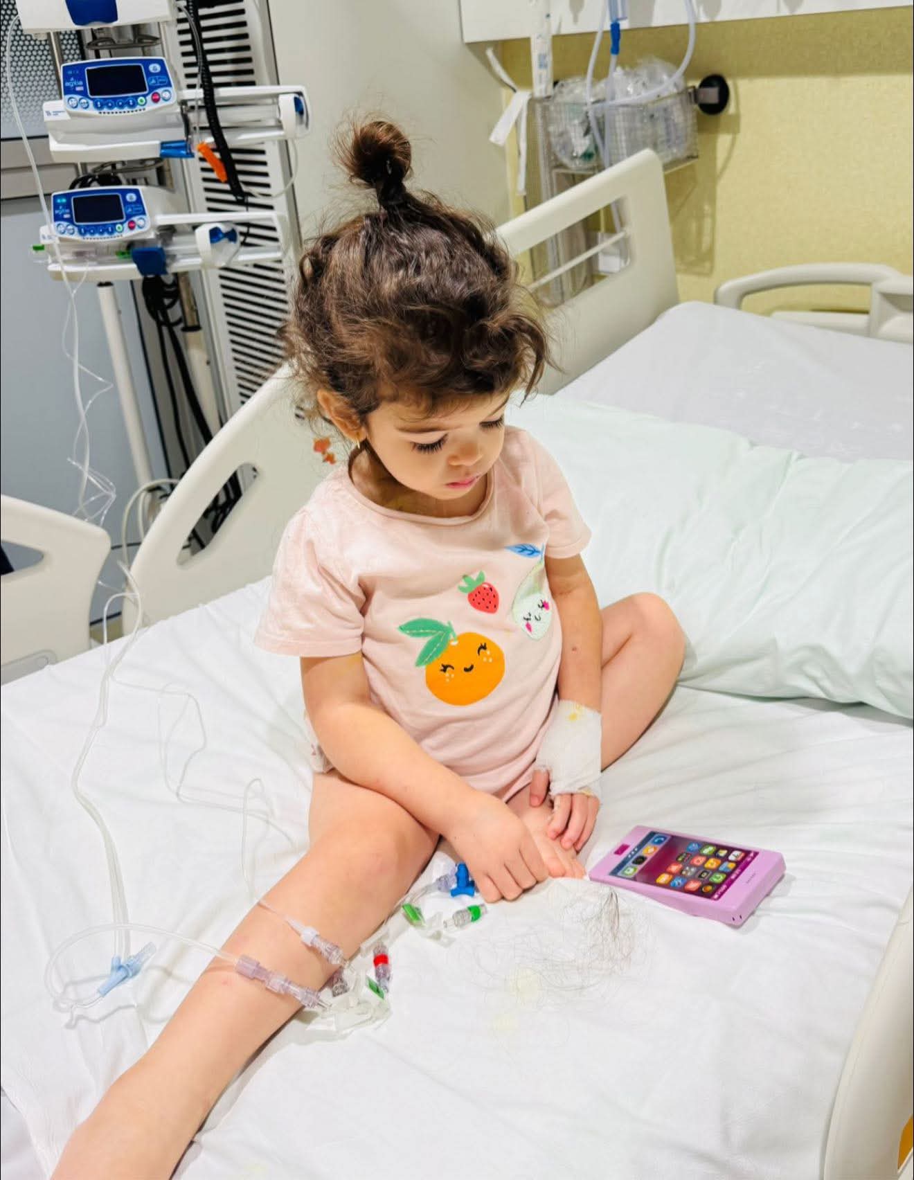 Fetiță din Gorj cu neuroblastom are nevoie de 297.000 de euro pentru tratament