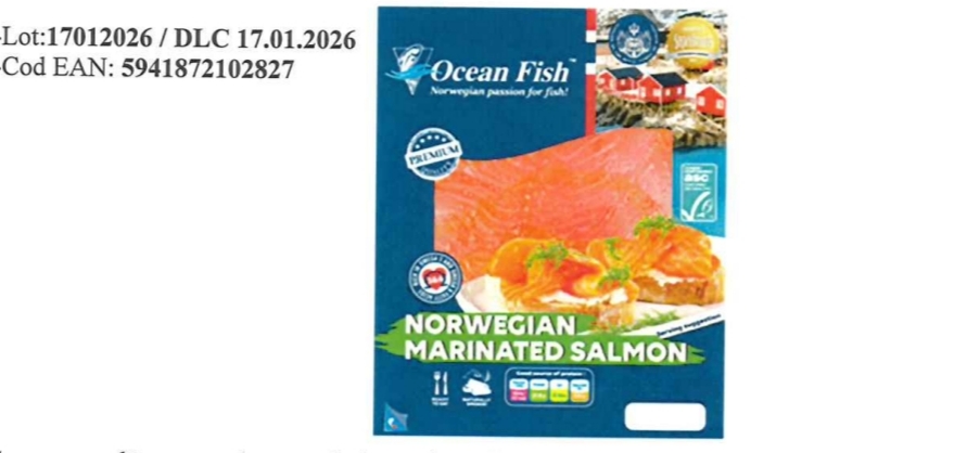 Retragere urgentă a lotului de file de somon marinat din cauza bacteriei Listeria