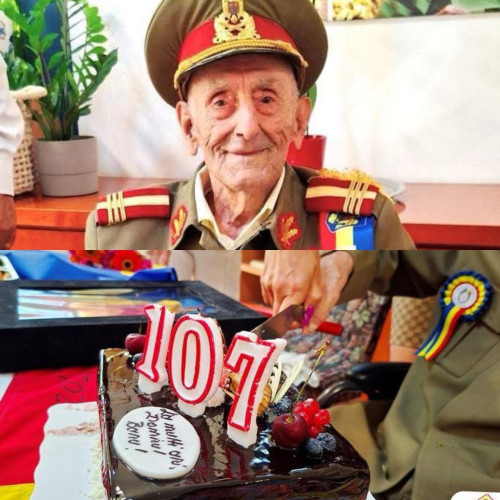 Colonelul Ion Vasile Banu, decorat cu Virtutea Militară la 107 ani