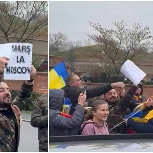 Bărbat agresat după ce l-a huiduit pe Călin Georgescu la Alba Iulia