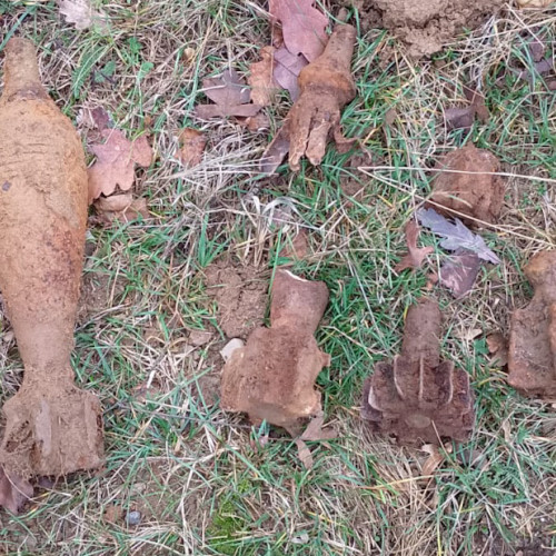 Element de muniție descoperit în localitatea Dăești, intervenție ISU Vâlcea