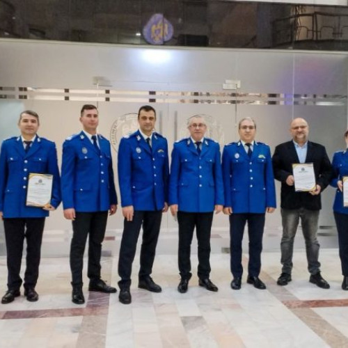 Jandarmii din Vrancea avansați înainte de termen de Ziua Națională a României