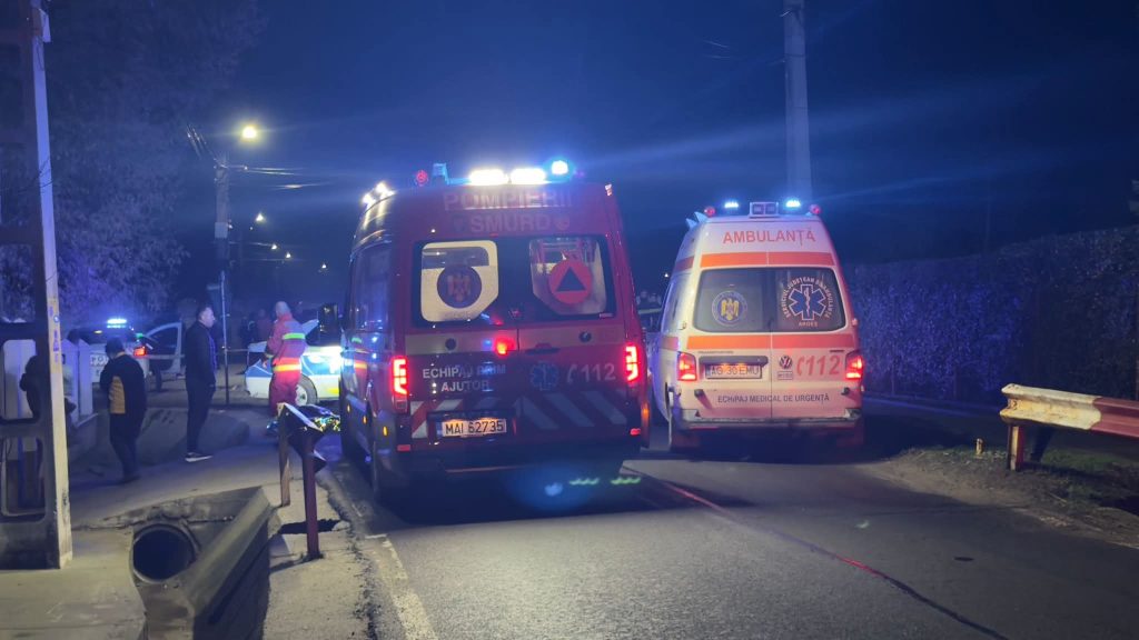 Pieton lovit pe trecerea de pietoni în Râmnicu Vâlcea, pe DN 67