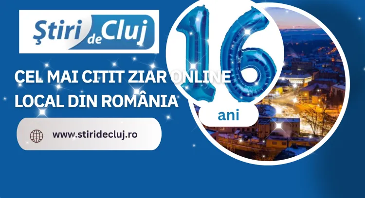 Știri de Cluj sărbătorește 16 ani de activitate cu recorduri de trafic în 2025