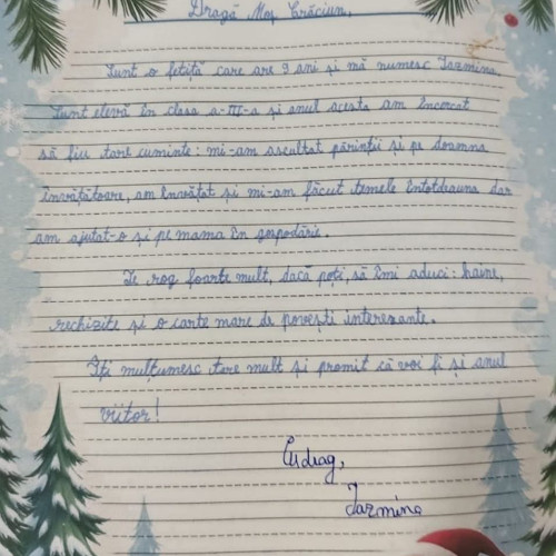 Proiectul Darnicul Moș Crăciun aduce bucurie copiilor din comuna Câlnic