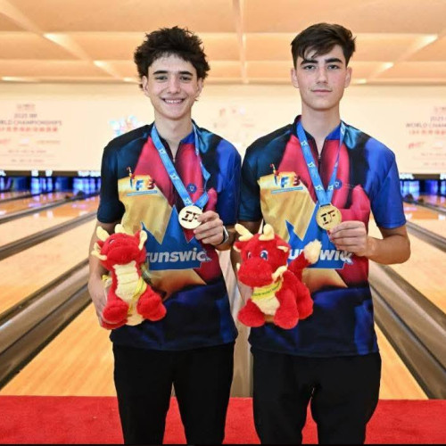 Balázs-Bécsi Máté și Dragnia Mihai Alin, campioni mondiali la dublu bowling 2025