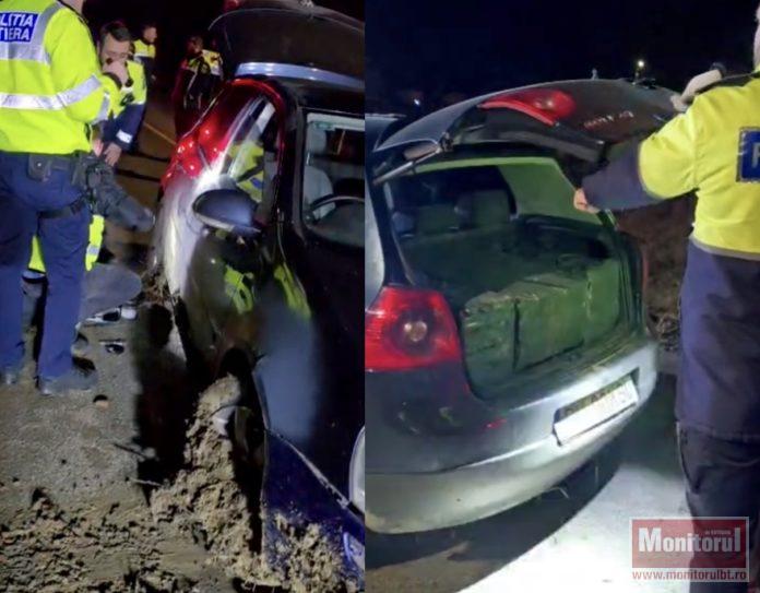 Pericol pe drumul dintre Vârful Câmpului și Zvoriștea: urmărire cu țigări de contrabandă