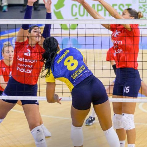 Panionios a învins din nou Corona în returul partidei de volei