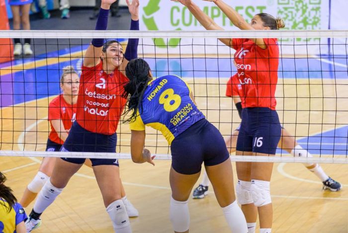 Panionios a învins din nou Corona în returul partidei de volei