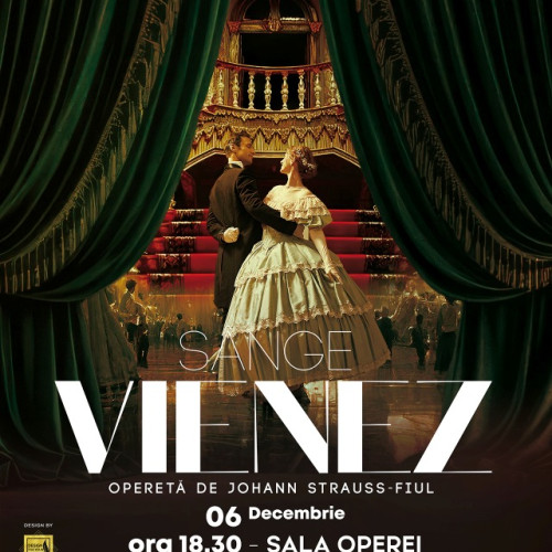 „Sânge vienez” de Johann Strauss-fiul, în premieră la Opera Brașov de Crăciun