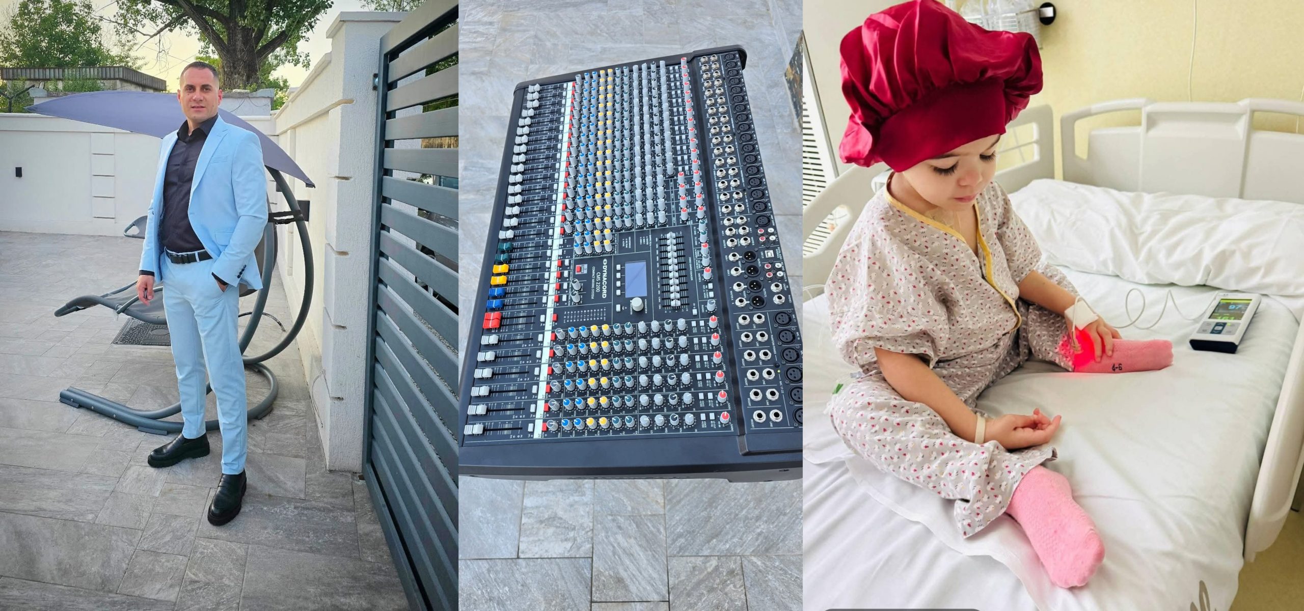 Mihai Priescu vinde mixer pentru a ajuta o fetiță bolnavă din Gorj