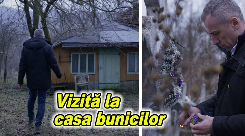 Silviu Iordache face o vizită emoționantă la casa bunicilor din Sărulești