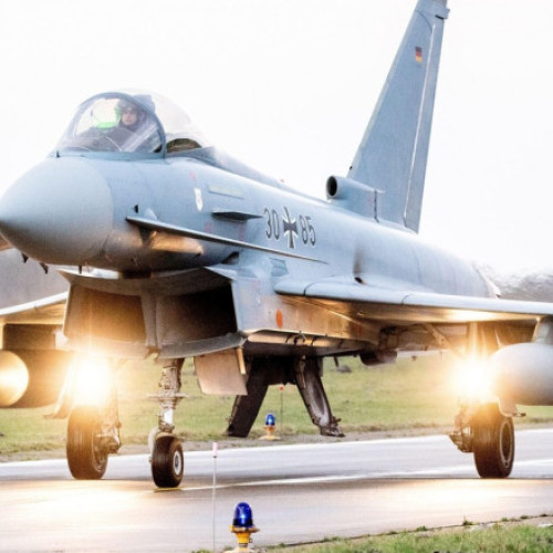 Avioane germane Eurofighter desfășurate în Polonia pentru întărirea flancului estic NATO