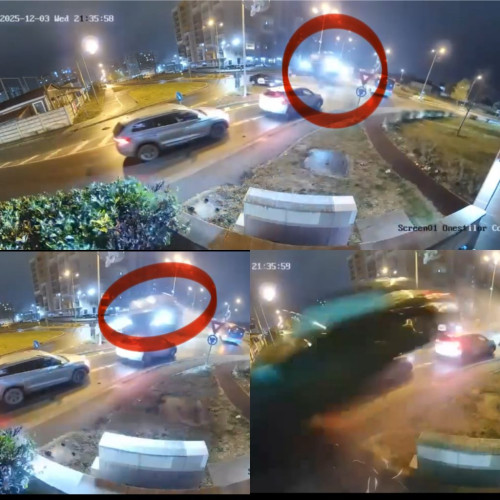 Mașină zburătoare în Oradea: șofer cu diabet leșină și intră într-o stație GPL