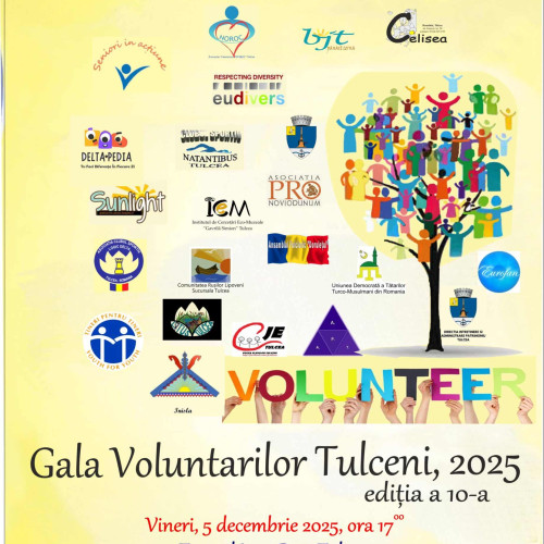 Gala voluntarilor tulceni, organizată la Teatrul „Jean Bart” în decembrie 2025