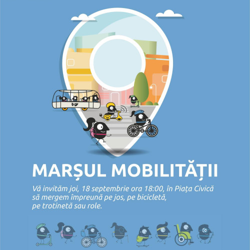 Marșul mobilității la Tulcea îndeamnă la transport ecologic și activitate fizică