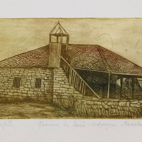 Lucrarea „Geamie la țară. Dobrogea” a Marietei Besu, expusă în premieră la Muzeul de Artă Tulcea