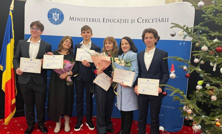 157 de elevi olimpici din România, premiați pentru performanțe internaționale în 2025
