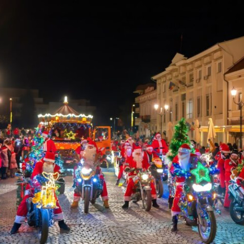 Motocicliști din Sfântu Gheorghe organizează parada de Moș Nicolae cu daruri pentru copii și bătrâni