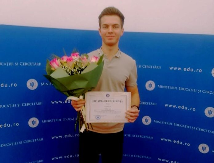 Ionuț Merăuță, elev din Focșani, medaliat cu argint la Olimpiada Europeană de Geografie