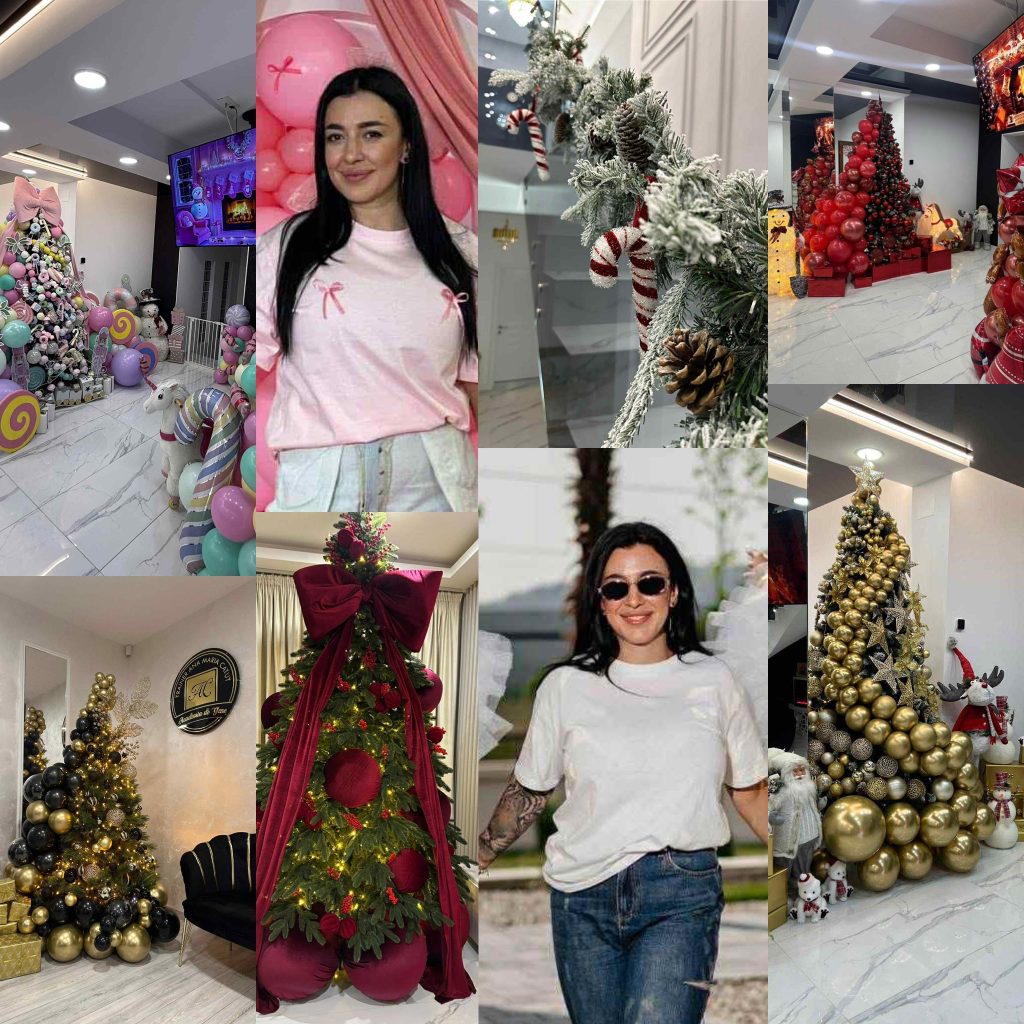 Târgu Jiu înfrumusețat de designul festiv oferit de o antreprenoare locală